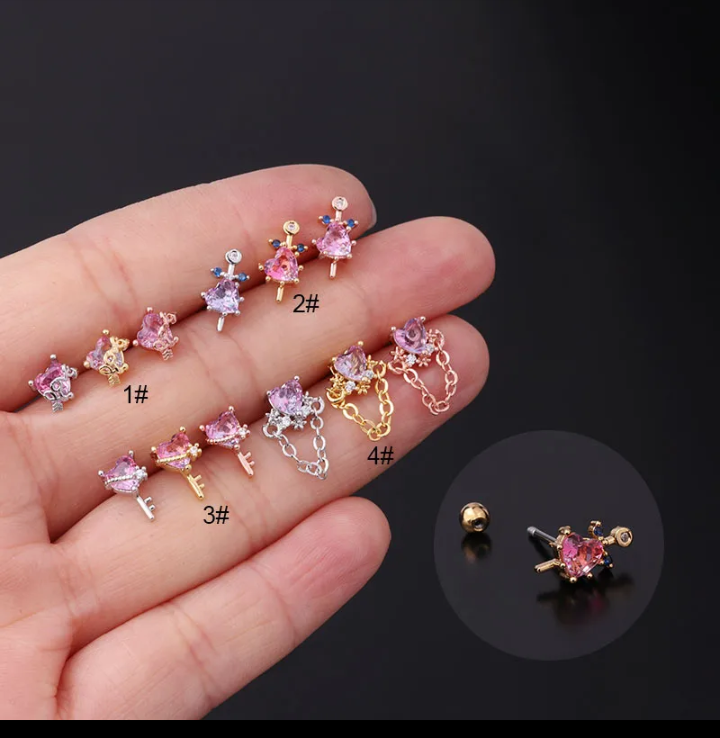 Heart Chain · stud